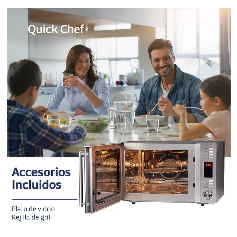 Microondas Trifunción BGH Quick Chef 30 Litros B330DSS9 - BGH - Desktop