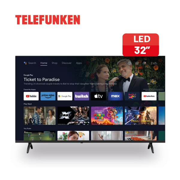 TV Telefunken 32" Android TV