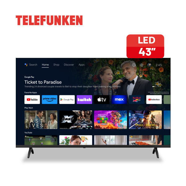 TV Telefunken 43" Android TV