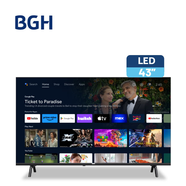 TV BGH 43" Android TV OUTLET A