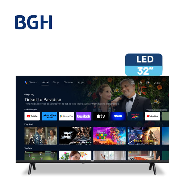 TV BGH 32" Android TV OUTLET A
