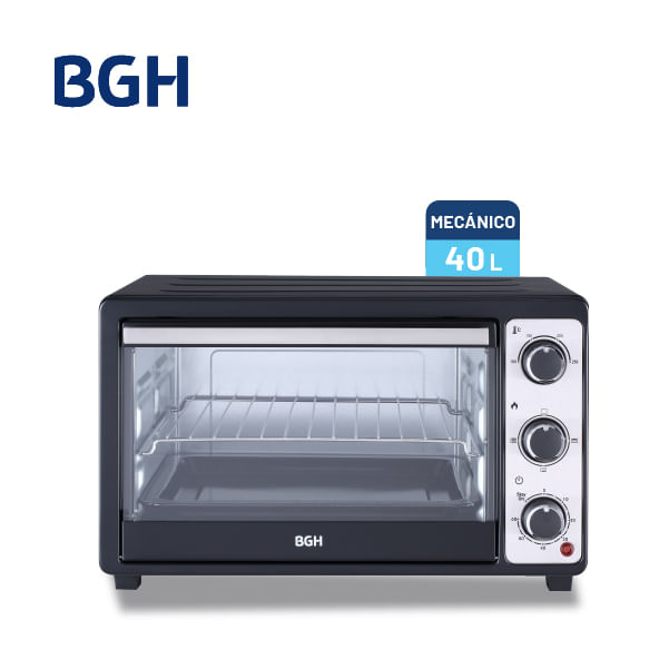 Horno Eléctrico BGH Mecánico Negro 40L OUTLET B