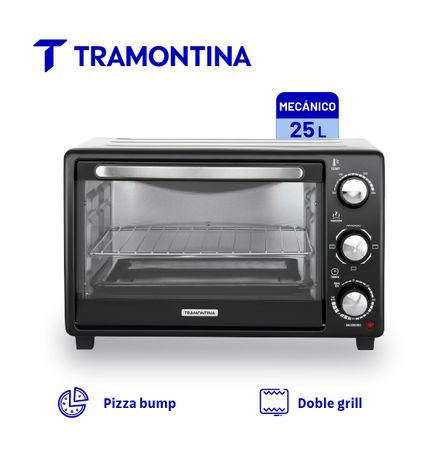 Horno Eléctrico Tramontina Mécanico Negro 25L