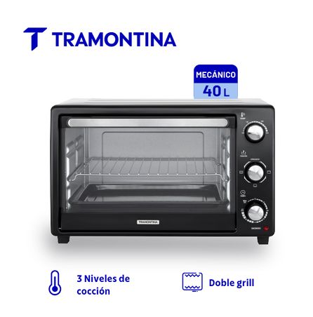 Horno Eléctrico Tramontina Mécanico Negro 40L