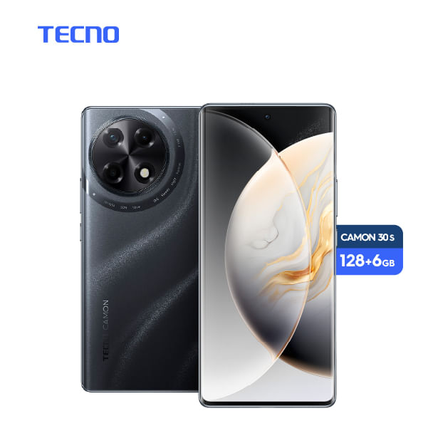Tecno Camon 30S 128 + 6gb Celestial Black