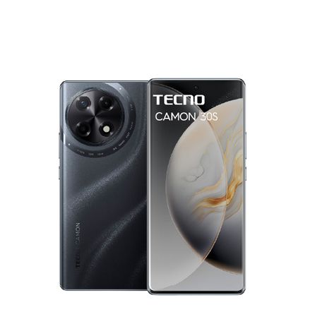 Tecno Camon 30S 128 + 6gb Celestial Black