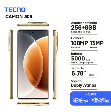 Tecno Camon 30S 256 + 8gb Gold