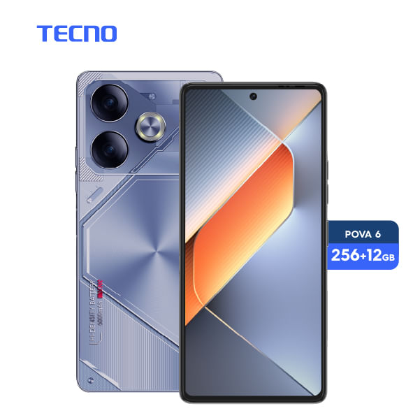 Tecno Pova 6 256 + 12gb Interstellar Blue