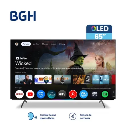 TV BGH 4K OLED 65" Google TV