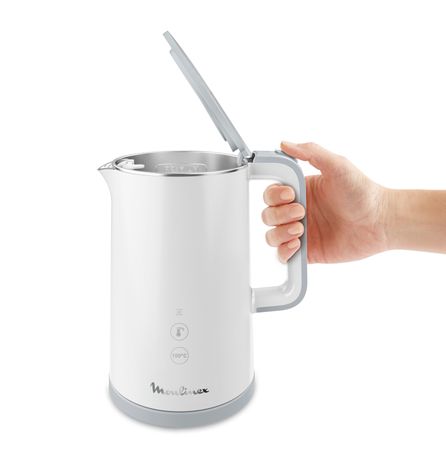 Pava Electrica Moulinex Sense 1.7L Digital 2400W Blanco
