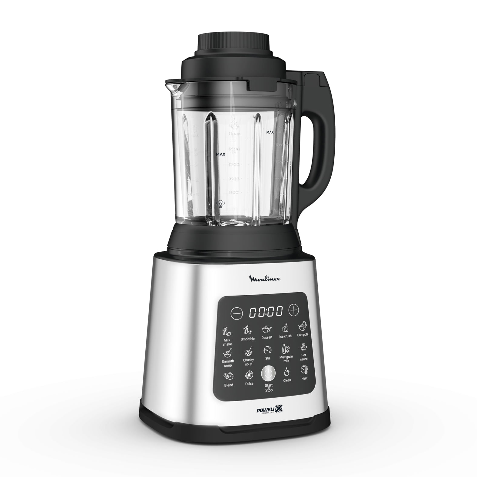 Licuadora Moulinex PerfectMix Cook 1400W 2 L Cristal Inox