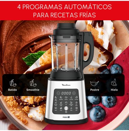 Licuadora Moulinex PerfectMix Cook 1400W 2 L Cristal Inox