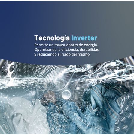Lavarropas BGH Inverter Carga Frontal Silver 6kg