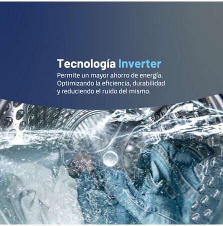 Lavarropas BGH Inverter Carga Frontal Blanco 8kg