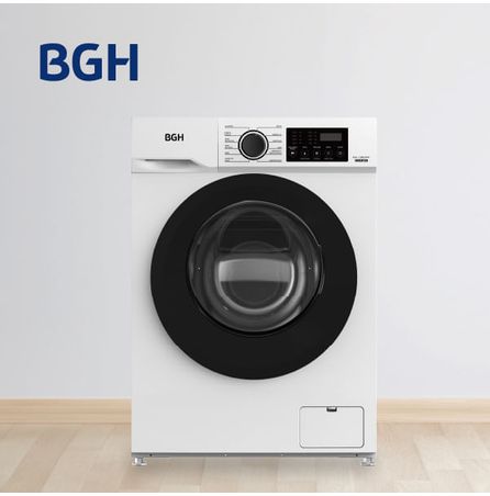 Lavarropas BGH Inverter Carga Frontal Blanco 6kg OUTLET A