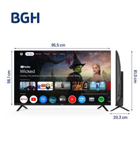 TV BGH Full HD 43" Google TV