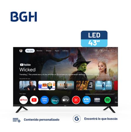 TV BGH Full HD 43" Google TV