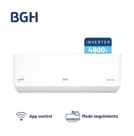 Aire Acondicionado BGH Split Inverter Frío/Calor 4600F WiFi