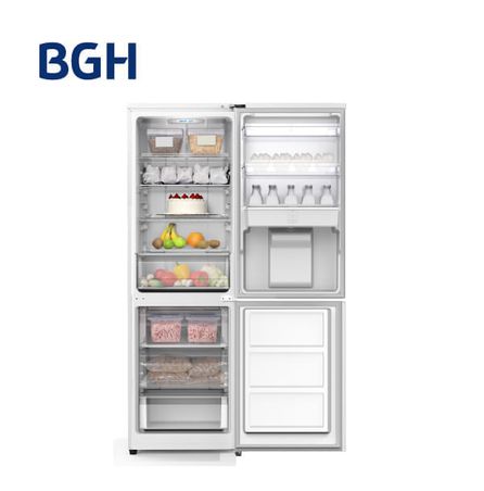 Heladera BGH No Frost Inverter Inox 312L Heladera BGH No Frost Inverter Inox 312 Litros