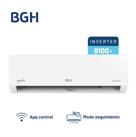 Aire Acondicionado BGH Split Inverter Frío/Calor 9100F